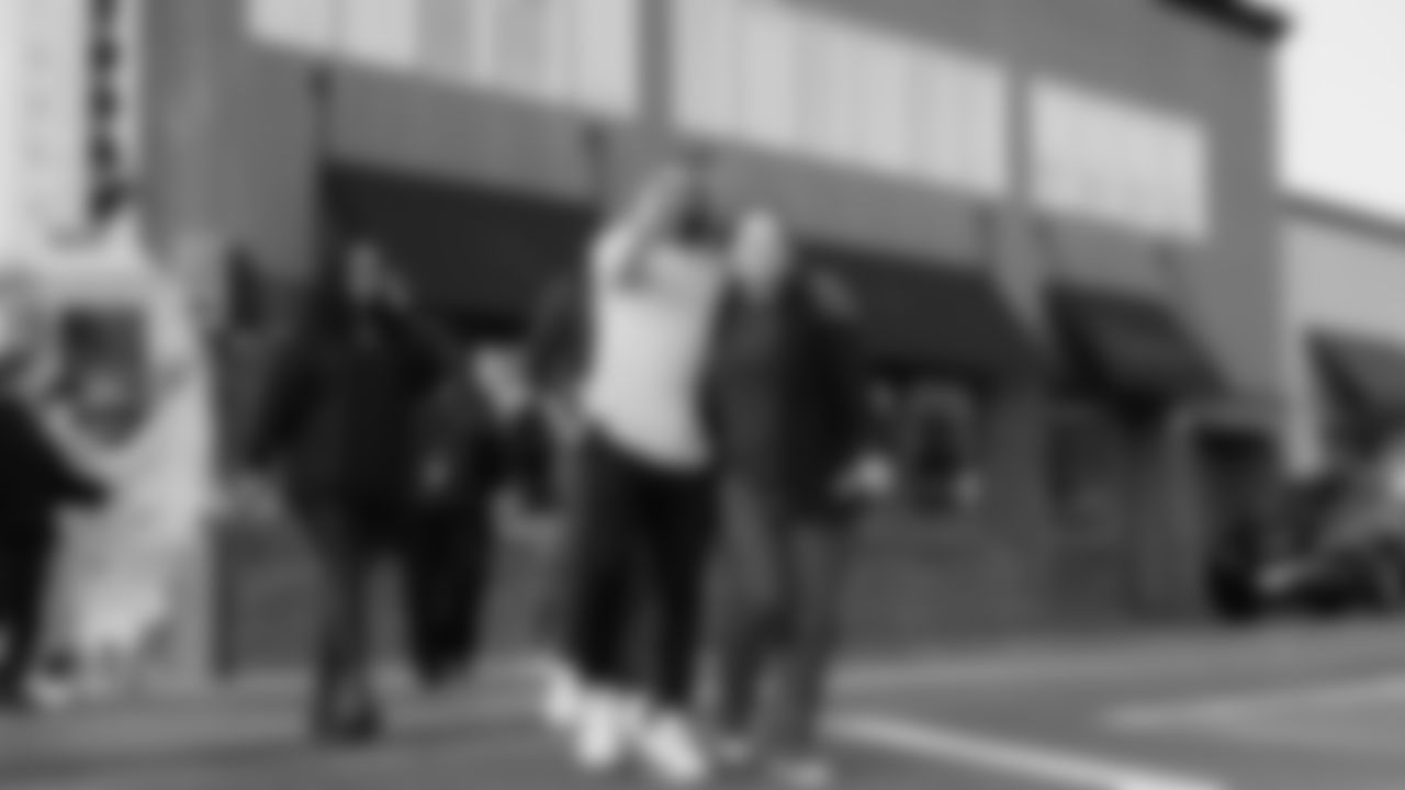 The Seahawks joined the City of Renton and DAWN for a Solidarity Walk through Downtown Renton on Monday, October 6, 2025 in recognition of Domestic Violence Awareness Month.