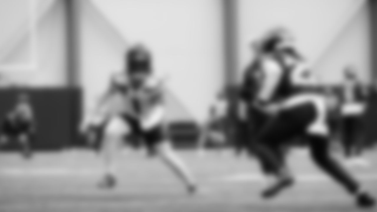 Seahawks cornerback Derion Kendrick (1) and wide receiver Rashid Shaheed (22) practiced on Thursday, November 6, 2025 at the Virginia Mason Athletic Center.