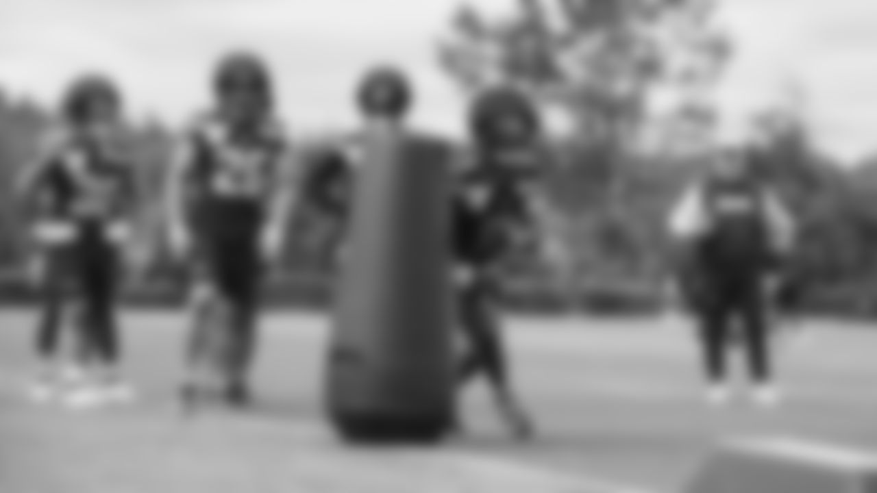 Seahawks running back Kenneth Walker III (9) practiced on day three of training camp on July 25, 2025 at the Virginia Mason Athletic Center.
