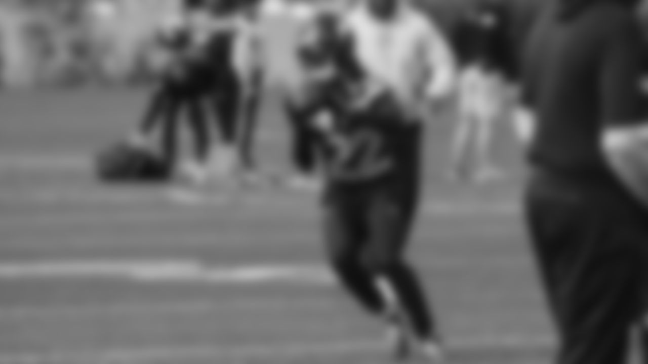 Seahawks wide receiver Rashid Shaheed (22) practiced on Wednesday, November 5, 2025 at the Virginia Mason Athletic Center.