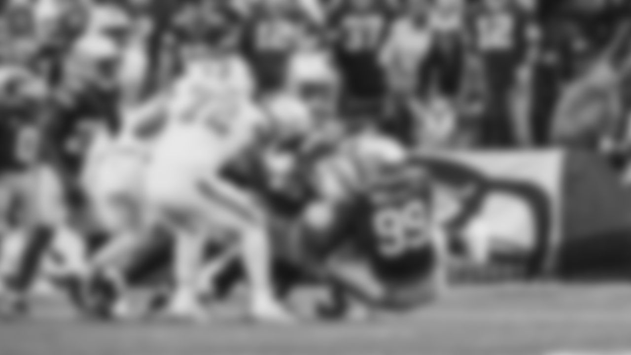 Seahawks defensive tackle Leonard Williams (99) vs. the Tampa Bay Buccaneers in Week 5.