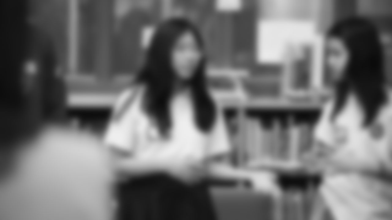 The Seahawks visited BELONG Partners at McKnight Middle School in Renton, WA. as part of the grant announcement on December 10, 2025.