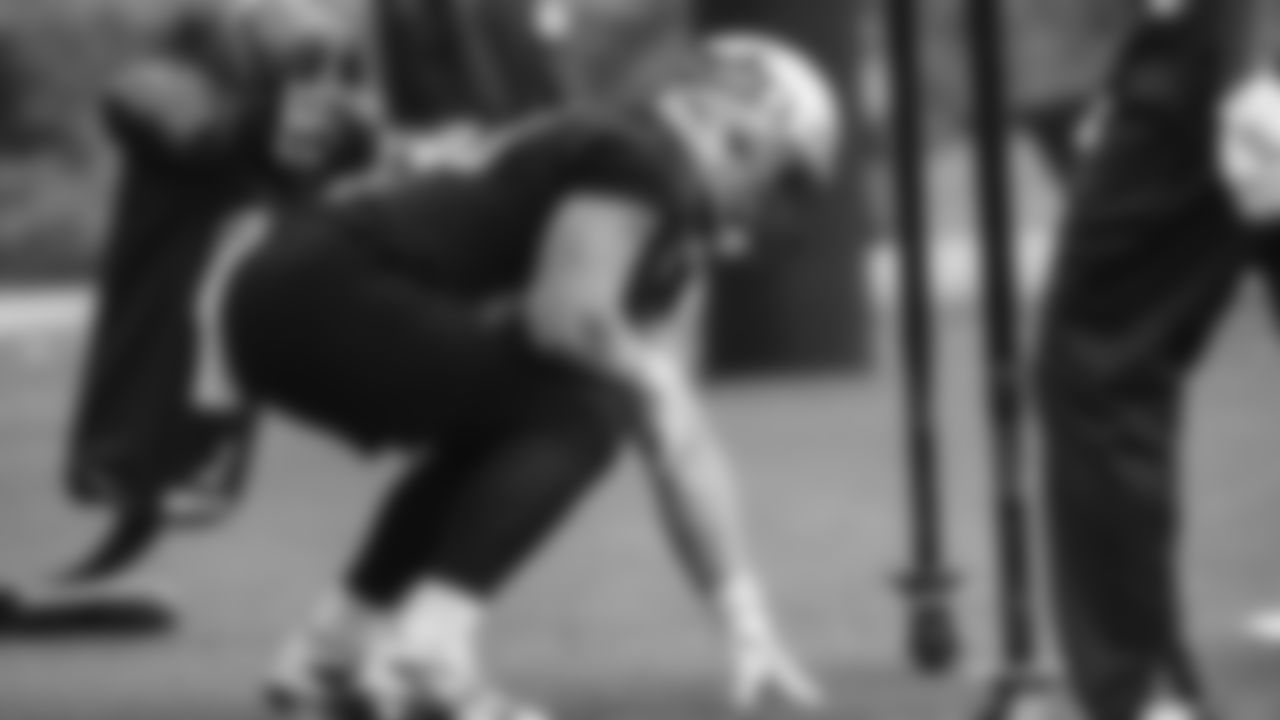 Seahawks tight end Nick Kallerup (89) practiced on Thursday, October 30, 2025 at the Virginia Mason Athletic Center.