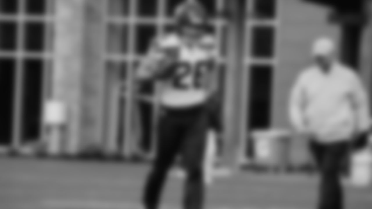 Seahawks running back Zach Charbonnet (26) practiced on Wednesday, December 24, 2025 at the Virginia Mason Athletic Center.