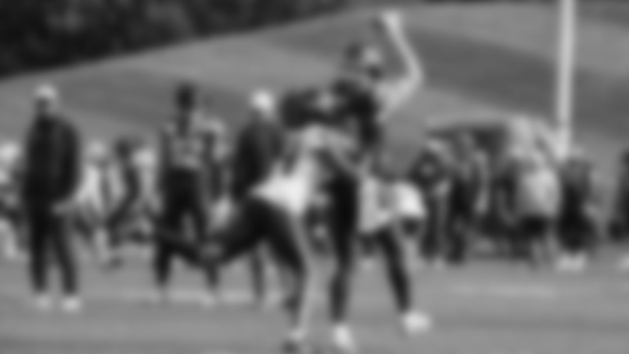 Seahawks wide receiver Cooper Kupp (10) and cornerback Shaquill Griffin (24)practiced on Thursday, October 16, 2025 at the Virginia Mason Athletic Center.