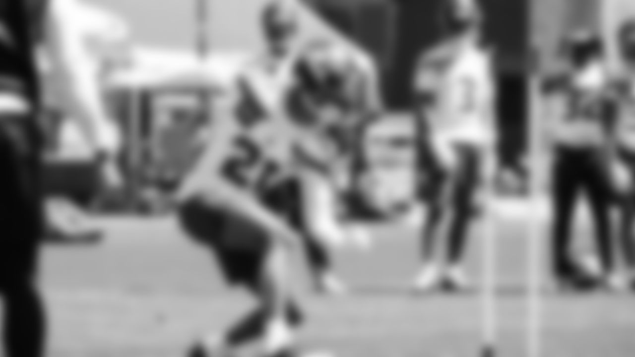 Seahawks cornerback Devon Witherspoon (21) participated in a workout on day three of OTAs on Friday, May 30, 2025 at the Virginia Mason Athletic Center.