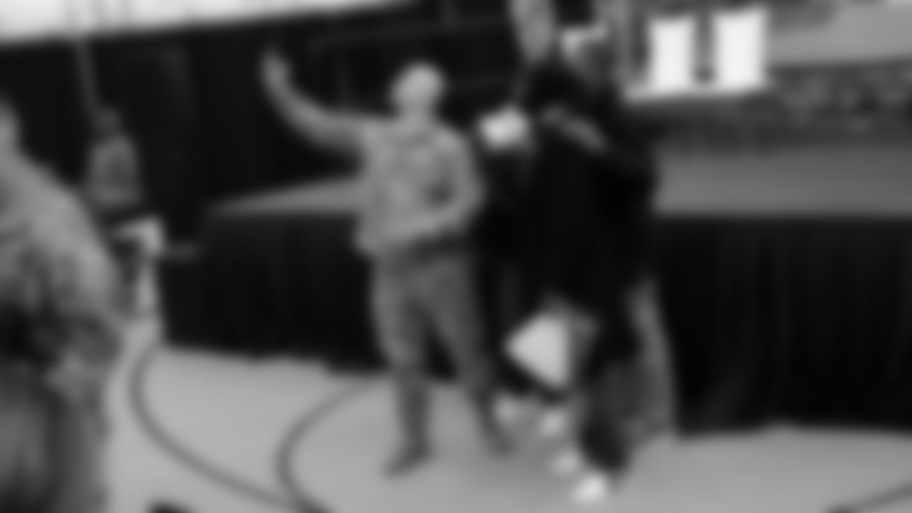 USAA's "Change of Command" event is to celebrate a different military service each year: rotating through the 5 branches -- Army, Airforce, Navy, Coast Guard, Marines.