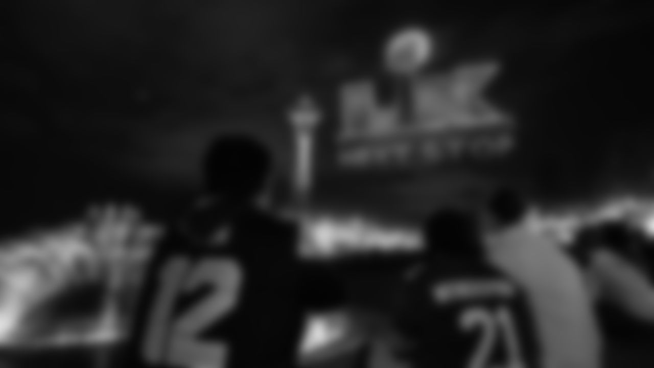 The Seahawks hosted a drone show at the Seattle Center on January 30, 2026 in honor of the team's postseason success.