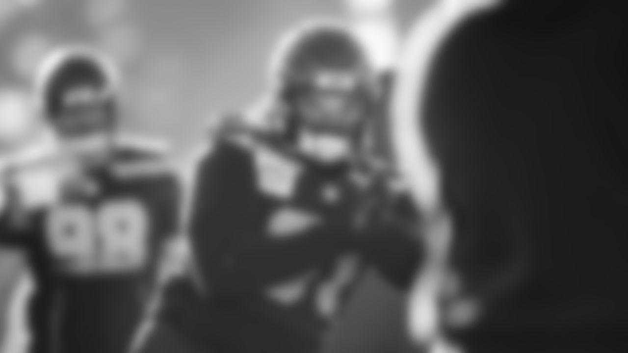 Seahawks defensive tackle Byron Murphy II (91) practiced on Wednesday, December 31, 2025 at the Virginia Mason Athletic Center.