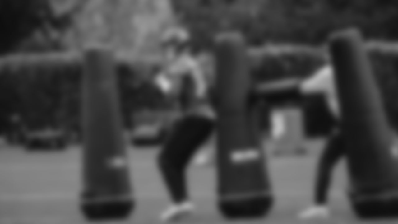 Seahawks quarterback Sam Darnold (14) practiced on Thursday, December 4, 2025 at the Virginia Mason Athletic Center.