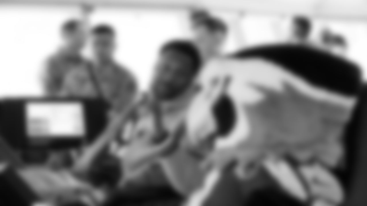 USAA's "Change of Command" event is to celebrate a different military service each year: rotating through the 5 branches -- Army, Airforce, Navy, Coast Guard, Marines.