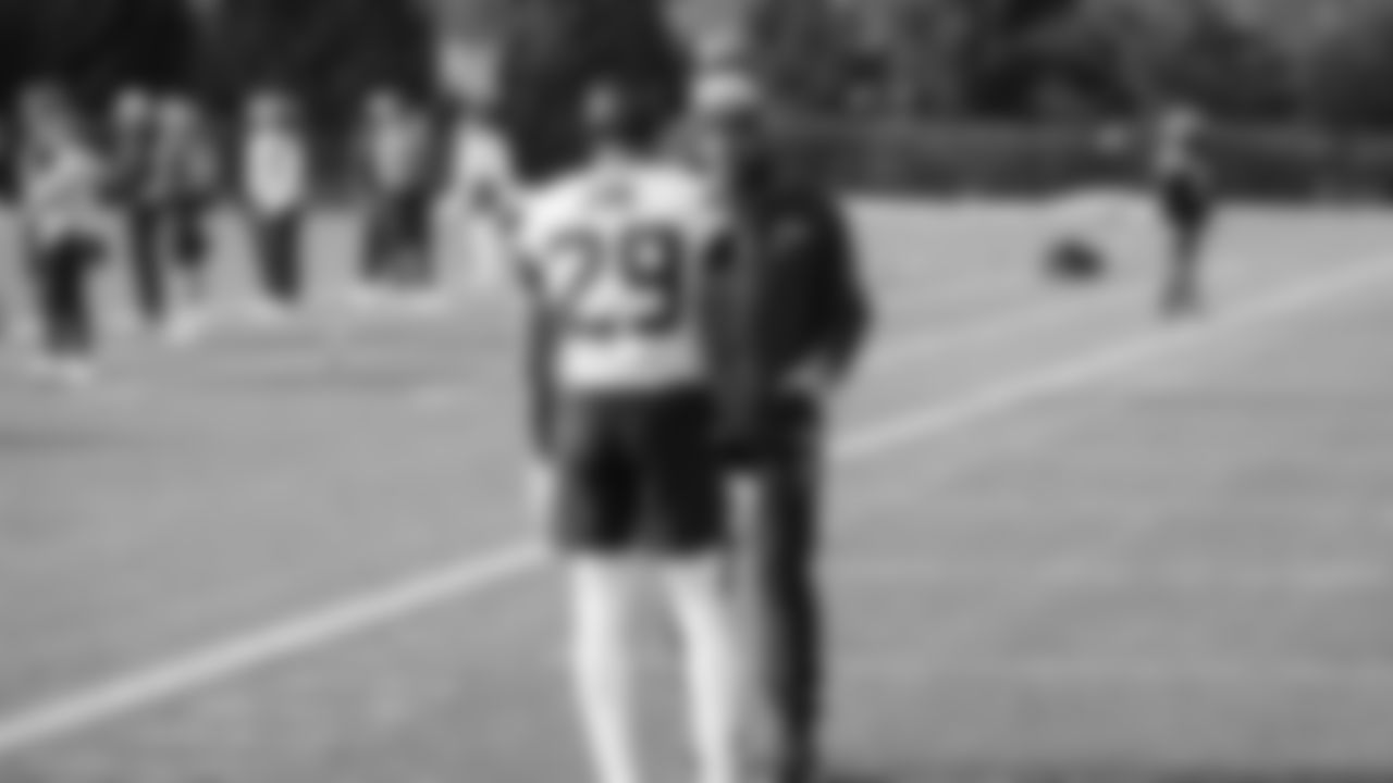 Seahawks cornerback Josh Jobe (29) practiced on Thursday, January 22, 2026 at the Virginia Mason Athletic Center.