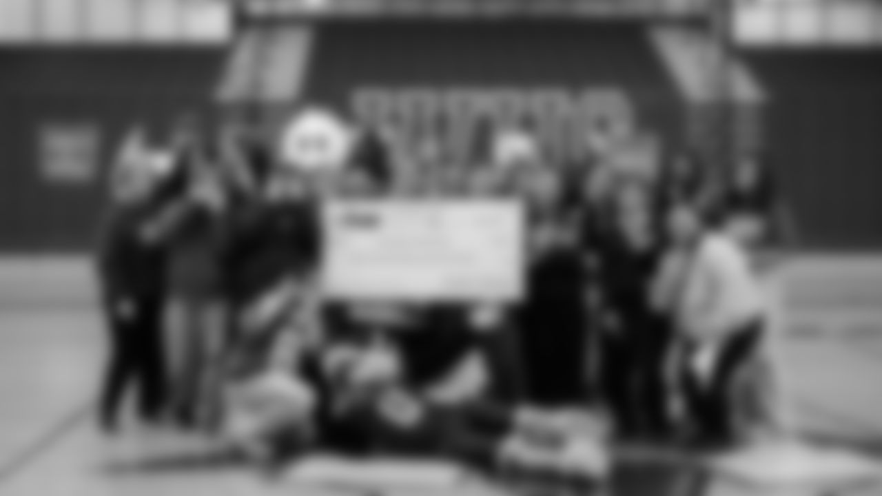 The Seahawks, Safeway, Delta Air Lines, Coca-Cola, and Head & Shoulders surprised Washington High School with a grant to support their girls flag football program on Tuesday, November 25, 2025.