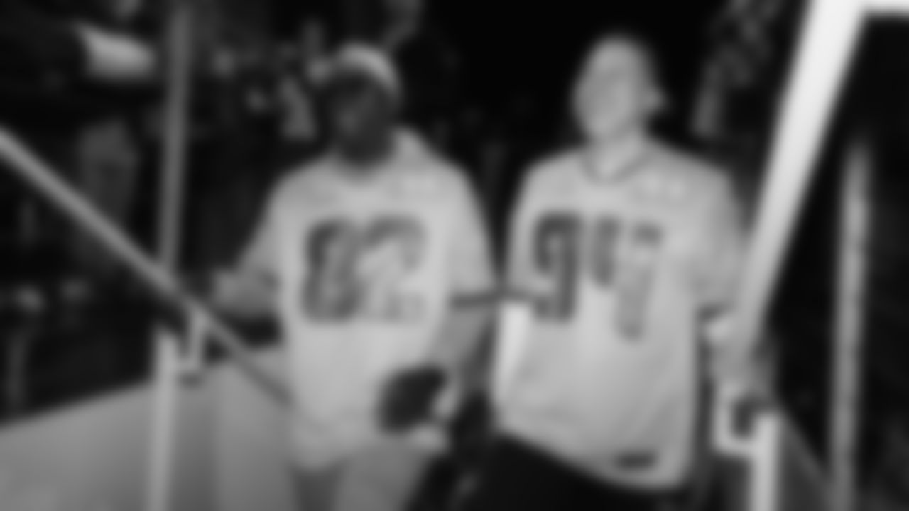 Seahawks Legends Chad Brown and Darrell Jackson raise the flag before the Week 16 Rivalries matchup against the Rams on December 18th, 2025