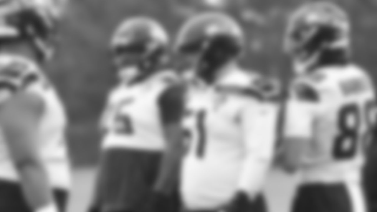 Seahawks center Jalen Sundell (61) practiced on Wednesday, December 24, 2025 at the Virginia Mason Athletic Center.