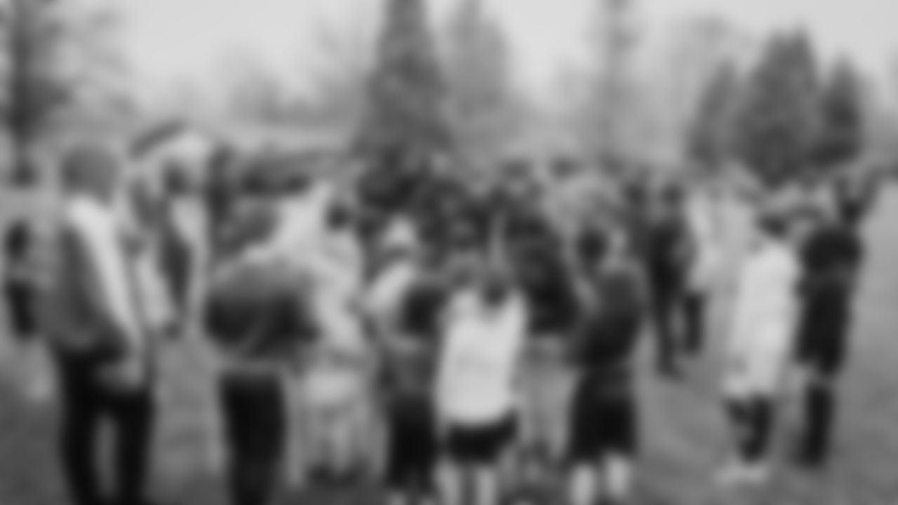 The Seahawks hosted a flag football clinic with NFL FLAG Vancouver at Unwin Park in Surrey, BC on Saturday, November 15, 2025.