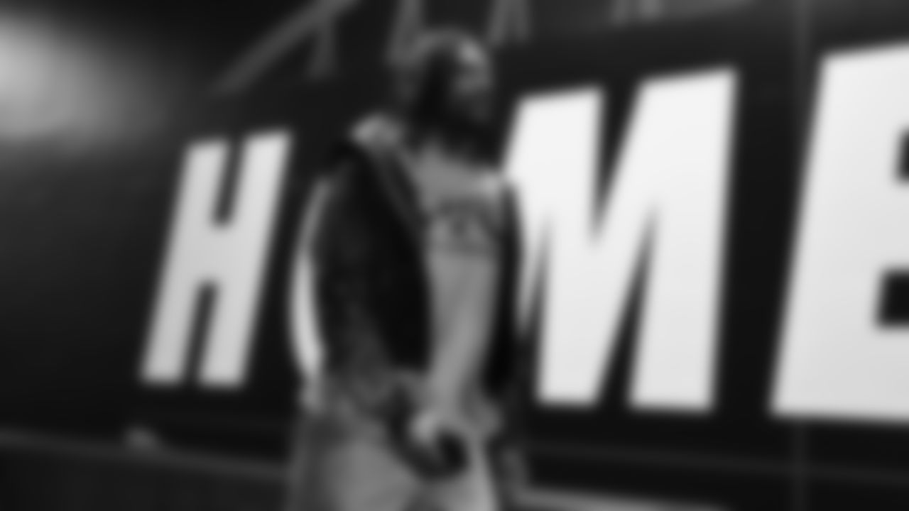 Seahawks cornerback Riq Woolen (27) arrived at Lumen Field for the NFC Championship game vs. the Los Angeles Rams on Sunday, January 25, 2026.