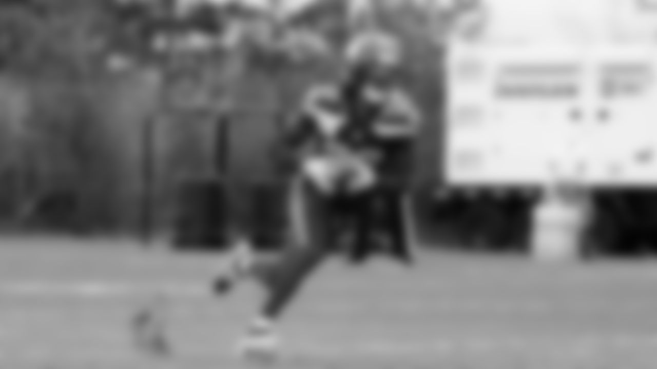 Seahawks wide receiver Rashid Shaheed (22) practiced on Tuesday, January 13, 2026 at the Virginia Mason Athletic Center.