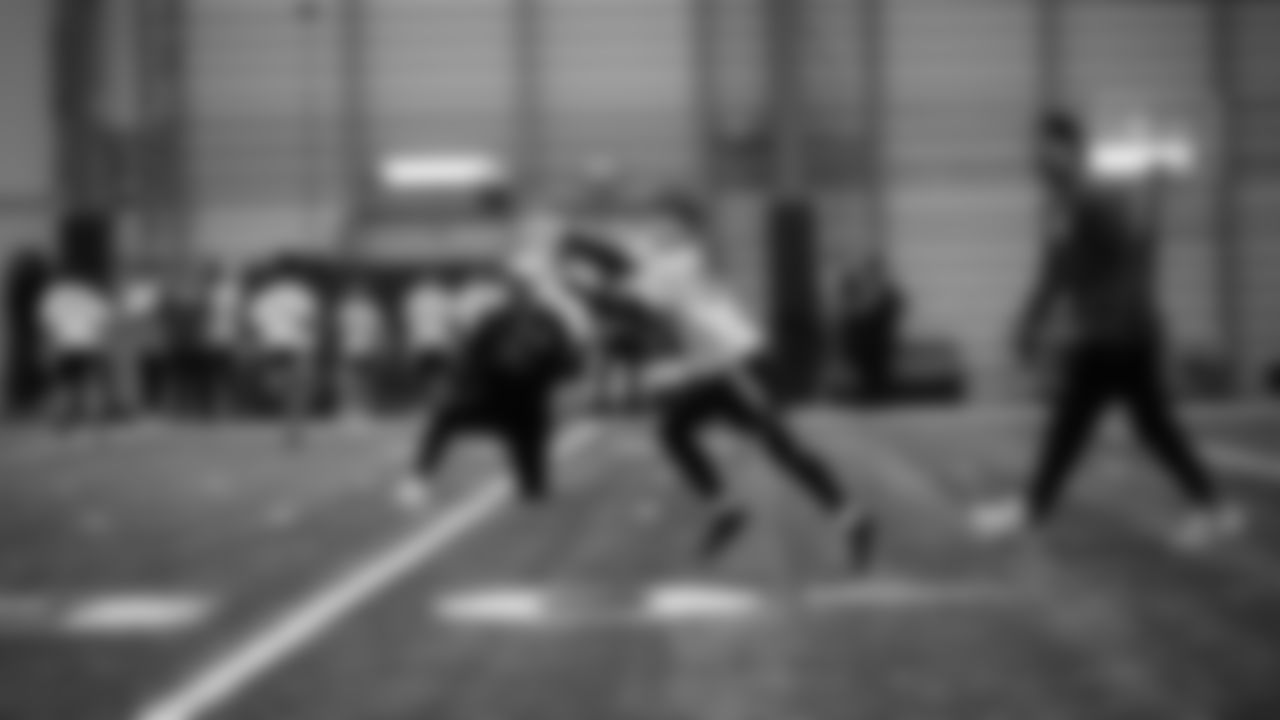 The Seahawks hosted the USA Football Talent ID Camp on February 21, 2026 at the Virginia Mason Athletic Center.