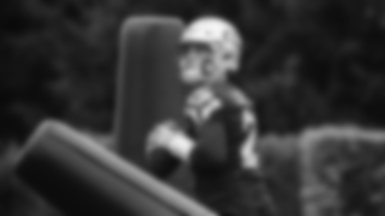 Seahawks quarterback Drew Lock (2) practiced on Thursday, November 27, 2025 at the Virginia Mason Athletic Center.