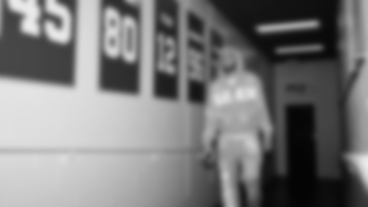 Seahawks wide receiver Cody White (82) arrived at Lumen Field for the Week 15 matchup vs. the Indianapolis Colts.