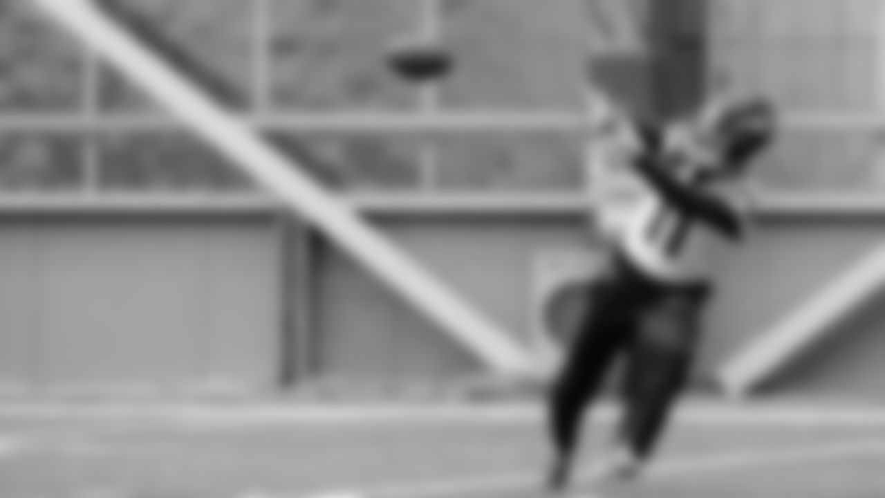 Seahawks wide receiver Jaxon Smith-Njigba (11) practiced on Friday, November 14, 2025 at the Virginia Mason Athletic Center.