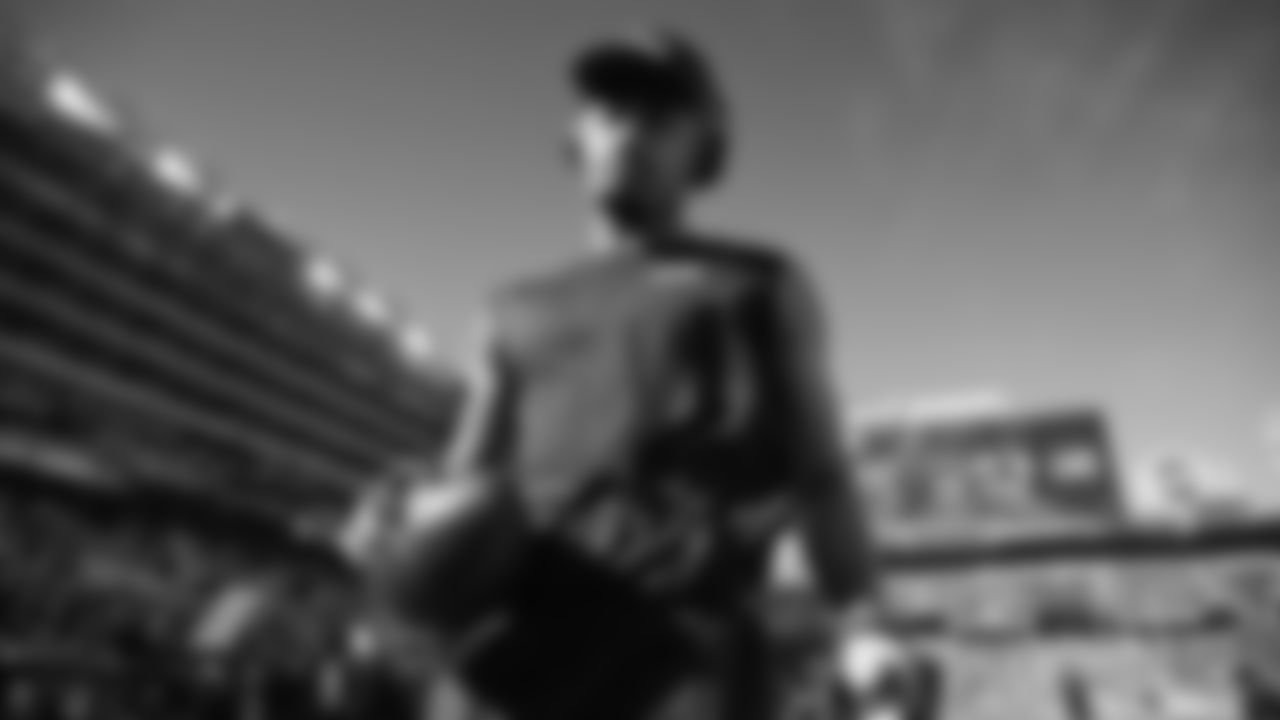 The Seahawks warm up ahead of Super Bowl LX vs. the Patriots at Levi's Stadium on Sunday, February 8, 2026.