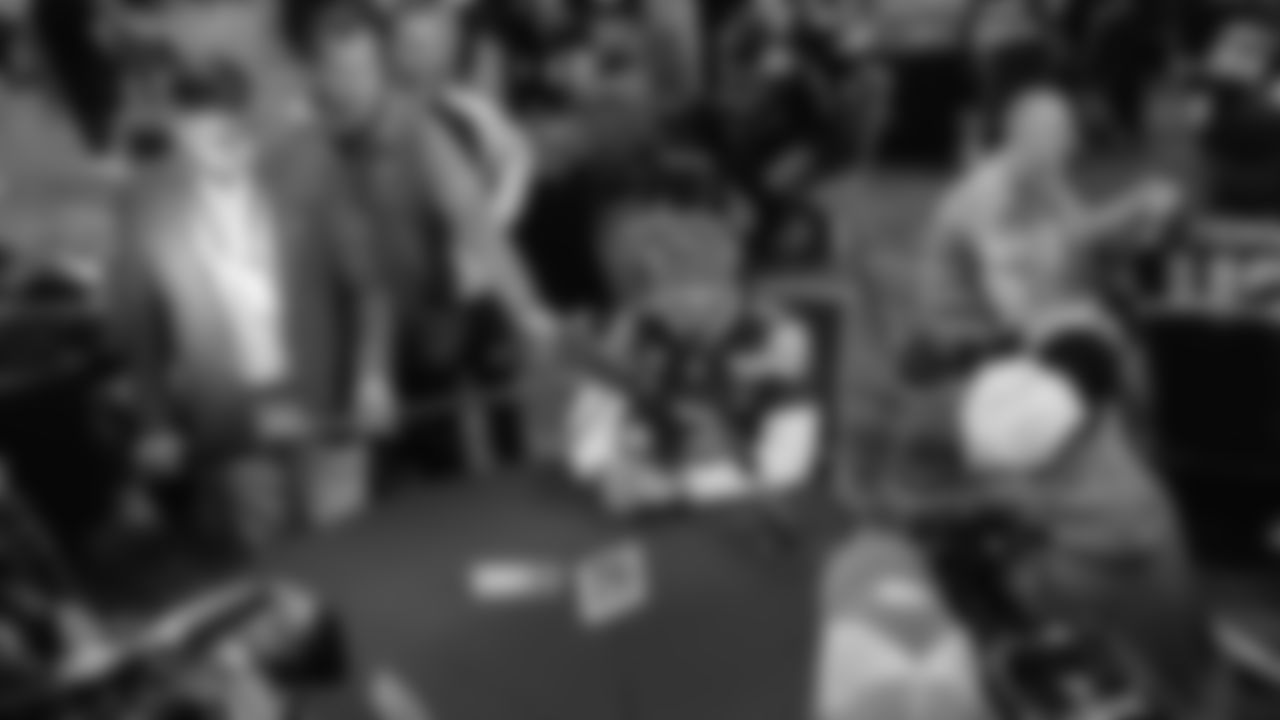 Seahawks safety Nick Emmanwori (3) at day two of press conference Media Availability on February 4, 2026.