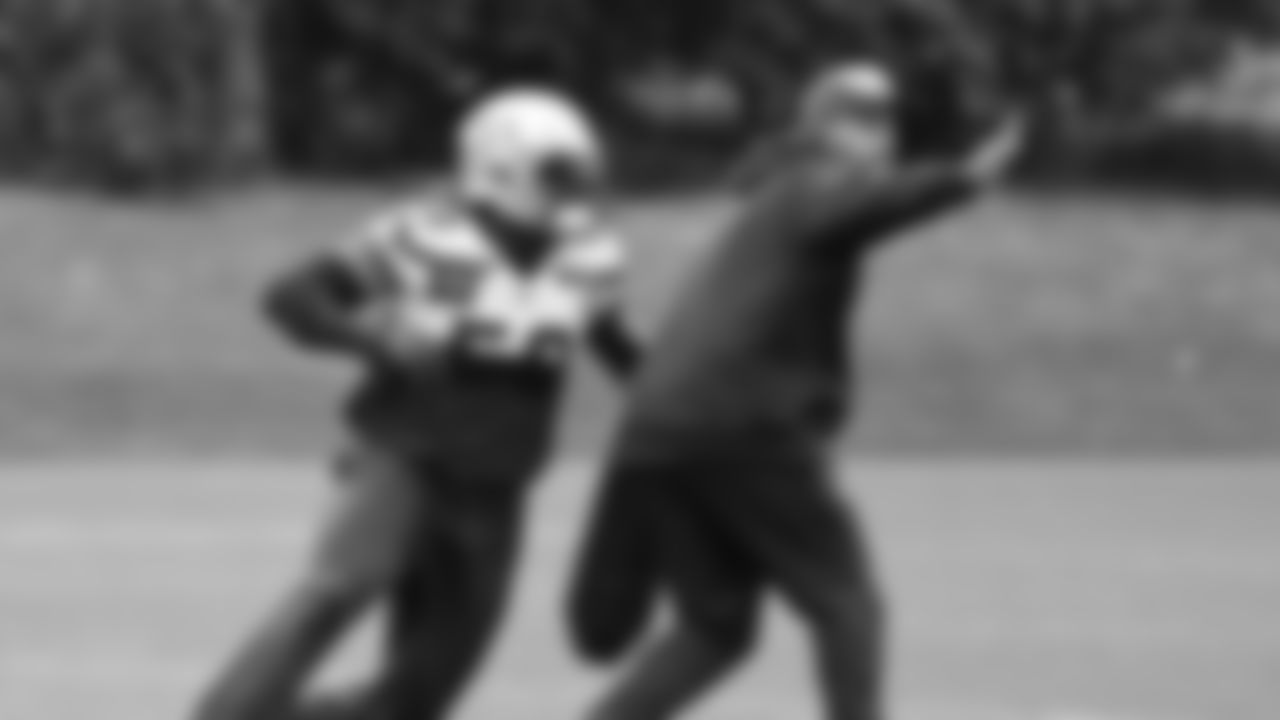 Seahawks linebacker Derick Hall (58) practiced on Thursday, October 30, 2025 at the Virginia Mason Athletic Center.