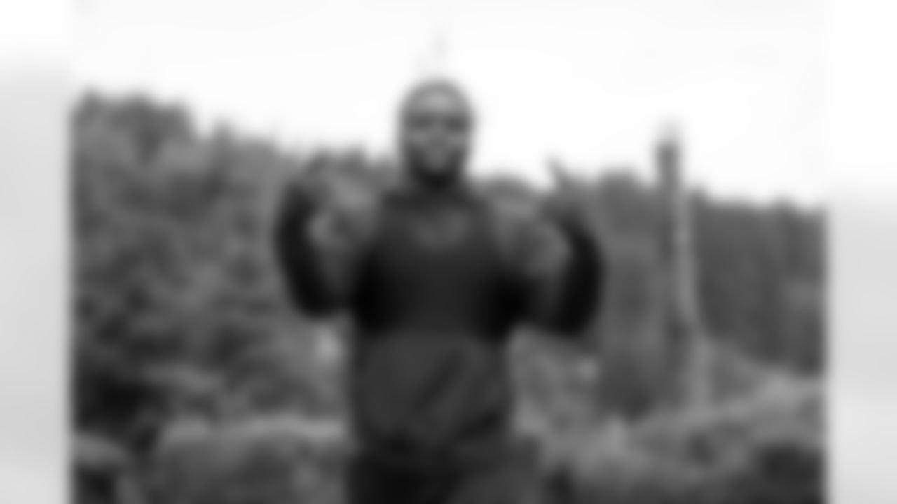 Seahawks linebacker Boye Mafe (53) participated in the Seahawks 2025 offseason workout program.
