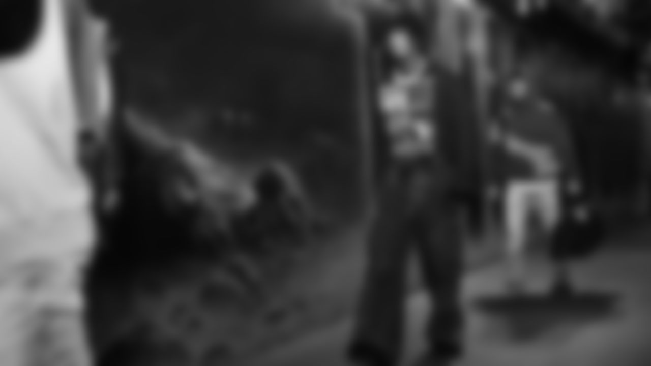 Seahawks safety D'Anthony Bell (23) arrived at Bank of America Stadium for the Week 17 matchup vs. Panthers on December 28, 2025.