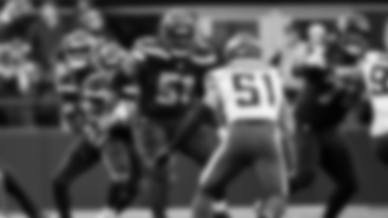 The Seahawks drafted Michigan center Olu Oluwatimi with the 154th overall pick in the 5th round of the 2023 NFL Draft.