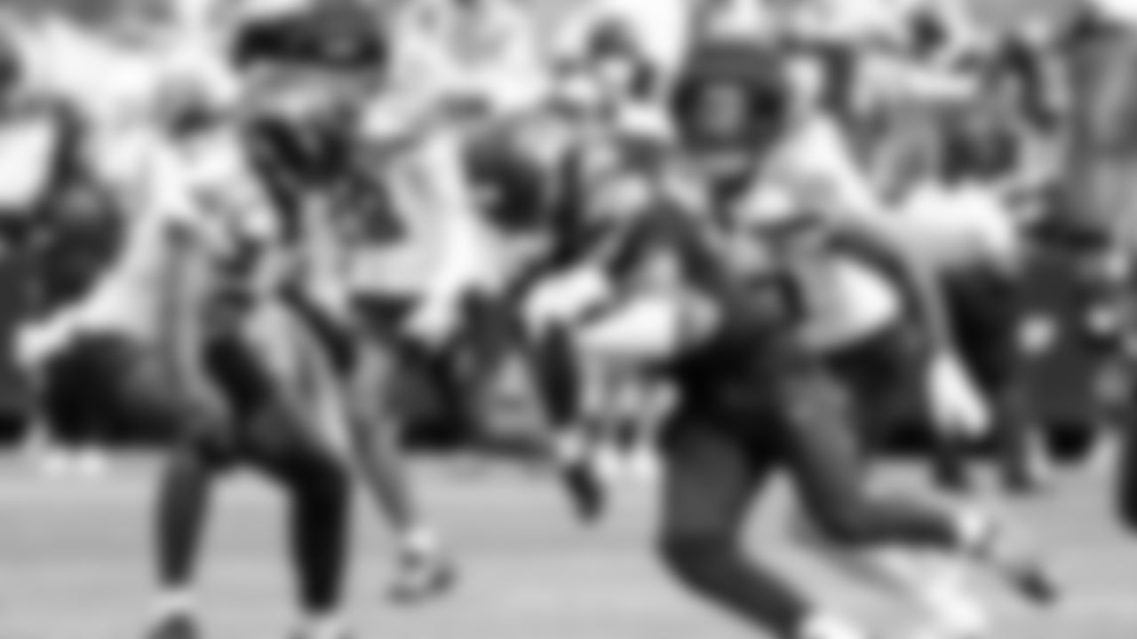 Seahawks wide receiver Ricky White III (86) practiced on day three of training camp on July 25, 2025 at the Virginia Mason Athletic Center.