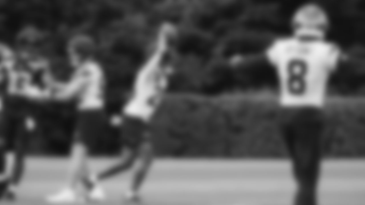 Seahawks cornerback Nehemiah Pritchett (28) practiced on day three of training camp on July 25, 2025 at the Virginia Mason Athletic Center.