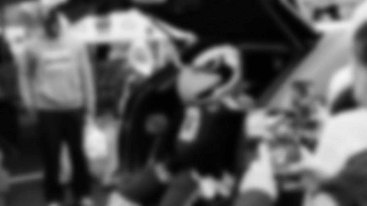 Seahawks Legend Marcus Trufant, quarterback Jalen Milroe, Blitz and the Seahawks Dancers participated in the Tacoma Police Department and Friends Thanksgiving Turkey Giveaway on November 18, 2025.