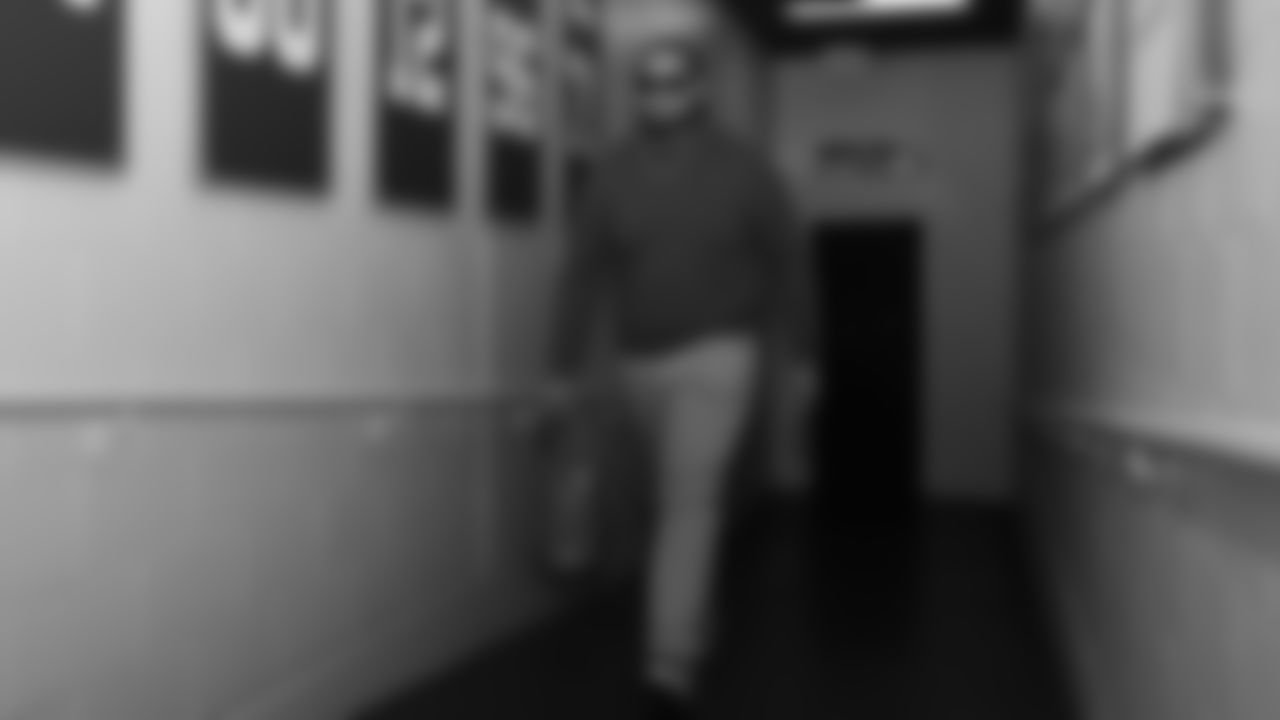 Seahawks tackle Amari Kight (79) arrived at Lumen Field for the Week 15 matchup vs. the Indianapolis Colts.