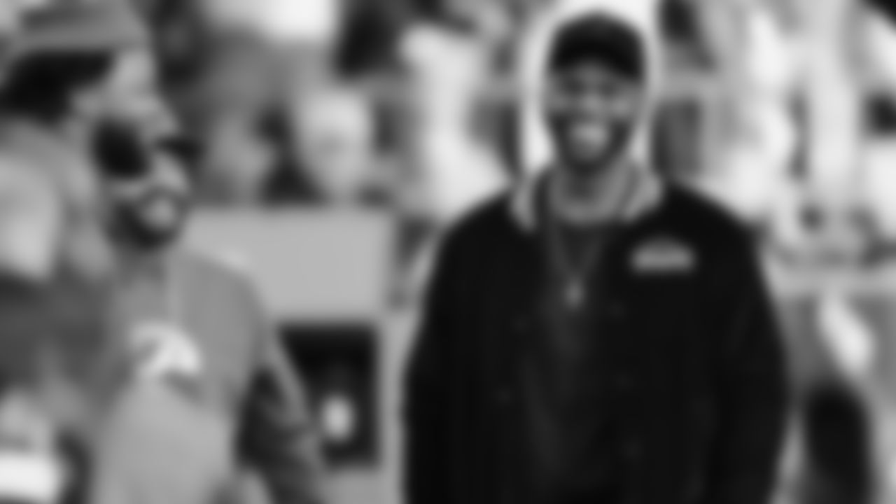 Seahawks Legend Cliff Avril at Lumen Field for the NFC Championship game vs. the Los Angeles Rams on Sunday, January 25, 2026.