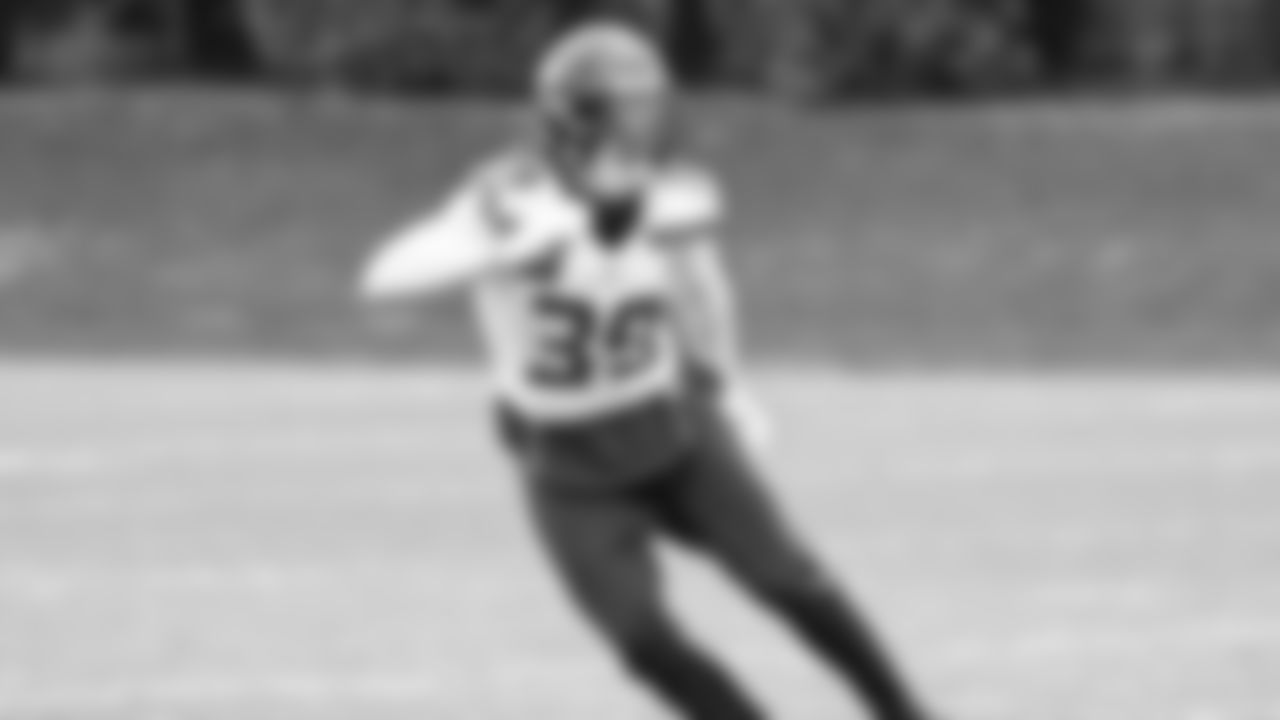 Seahawks safety Ty Okada (39) practiced on Thursday, January 29, 2026 at the Virginia Mason Athletic Center.