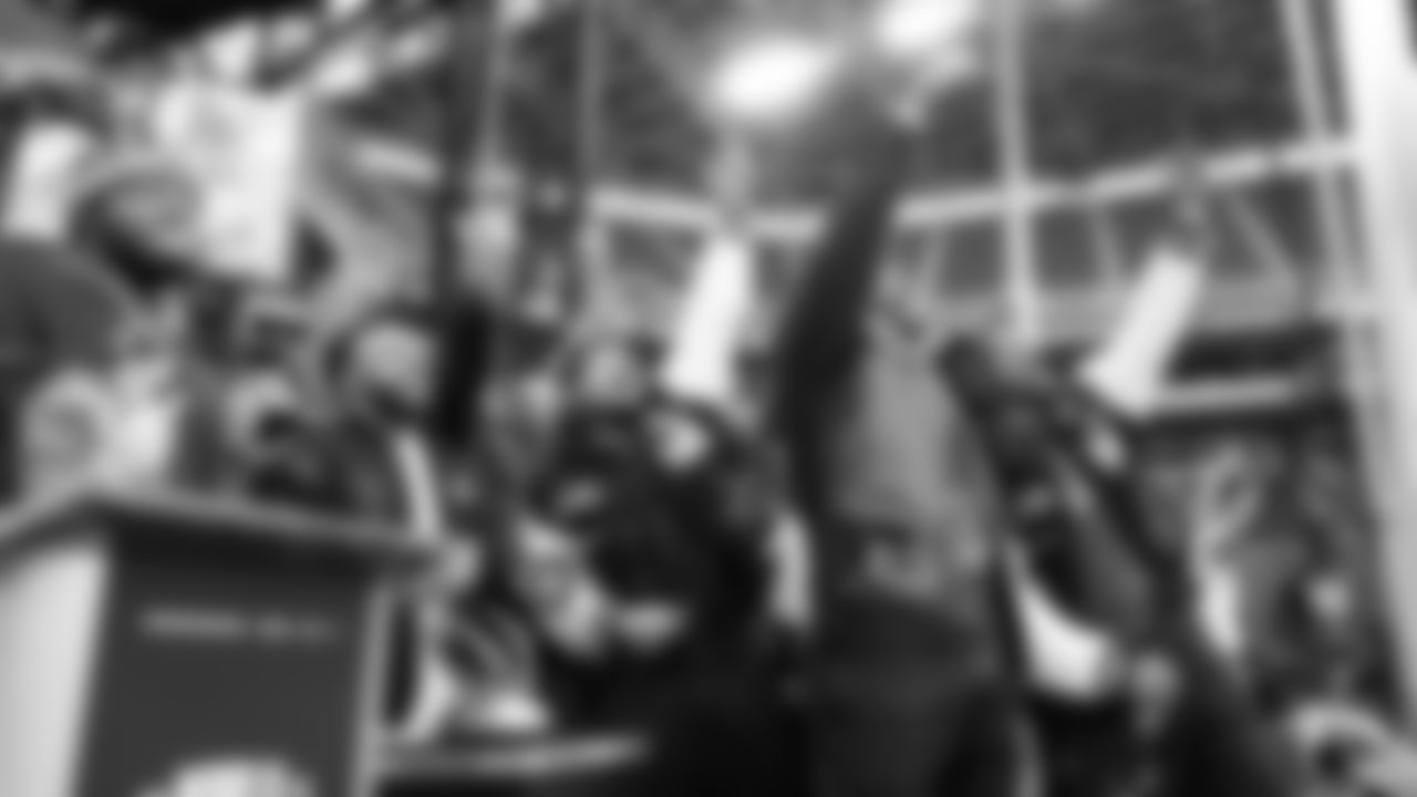 The Seahawks hosted a trophy celebration at Lumen Field on Wednesday, February 11, 2026 in honor of their world championship.