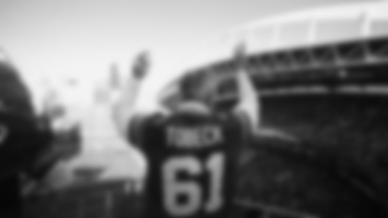 Seahawks Legends Bryan Millard, Robbie Tobeck & Max Unger raised the 12 Flag for the Seahawks' Week 13 matchup against the Vikings at Lumen Field.