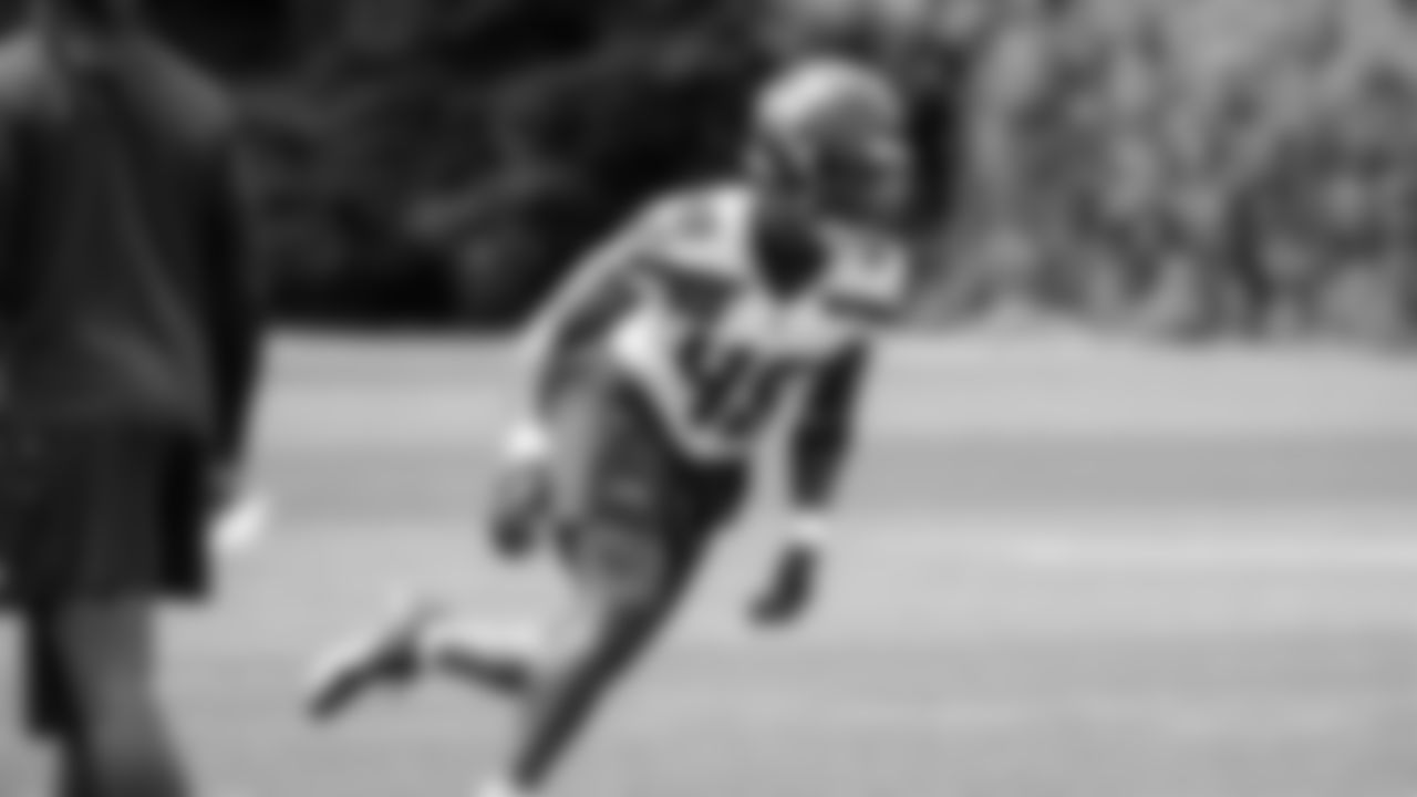 Seahawks linebacker Tyrice Knight (48) participated in a workout on day five of OTAs on Wednesday, June 4, 2025 at the Virginia Mason Athletic Center.