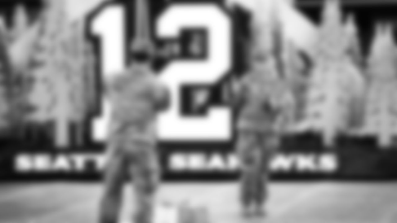 The Seahawks hosted a trophy celebration at Lumen Field on Wednesday, February 11, 2026 in honor of their world championship.