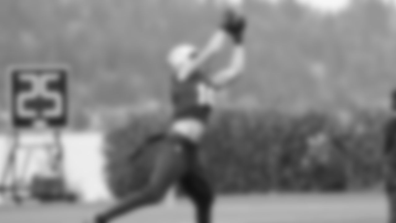 Seahawks wide receiver Jake Bobo (19) practiced on Wednesday, November 26, 2025 at the Virginia Mason Athletic Center.