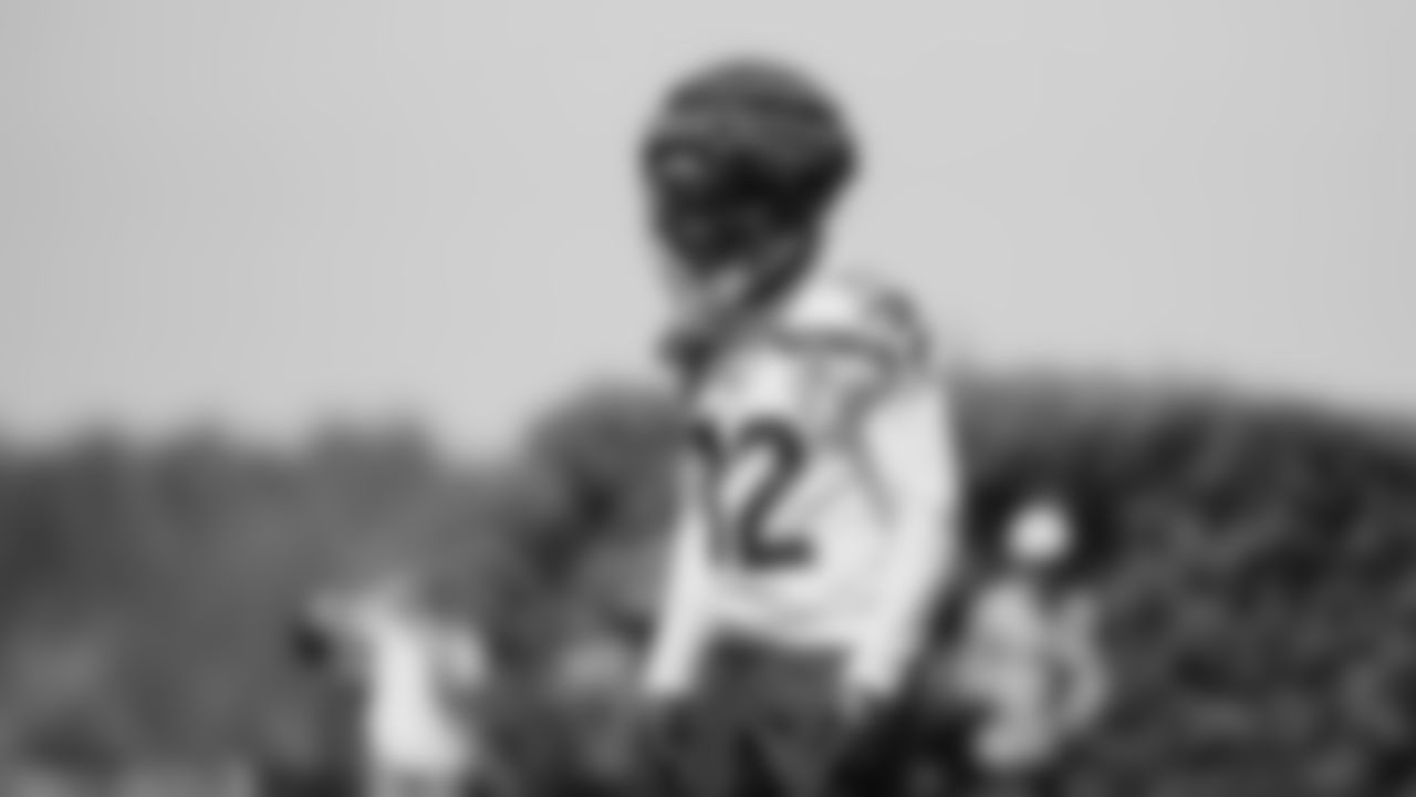 Seahawks safety Jerrick Reed II (32) practiced on day two of training camp on July 24, 2025 at the Virginia Mason Athletic Center.