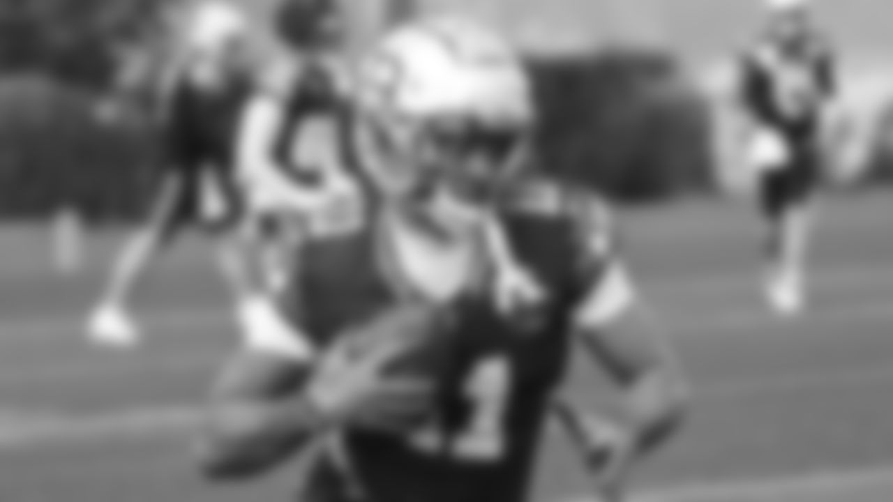 Seahawks wide receiver Jaxon Smith-Njigba (11) practiced on Wednesday, October 29, 2025 at the Virginia Mason Athletic Center.