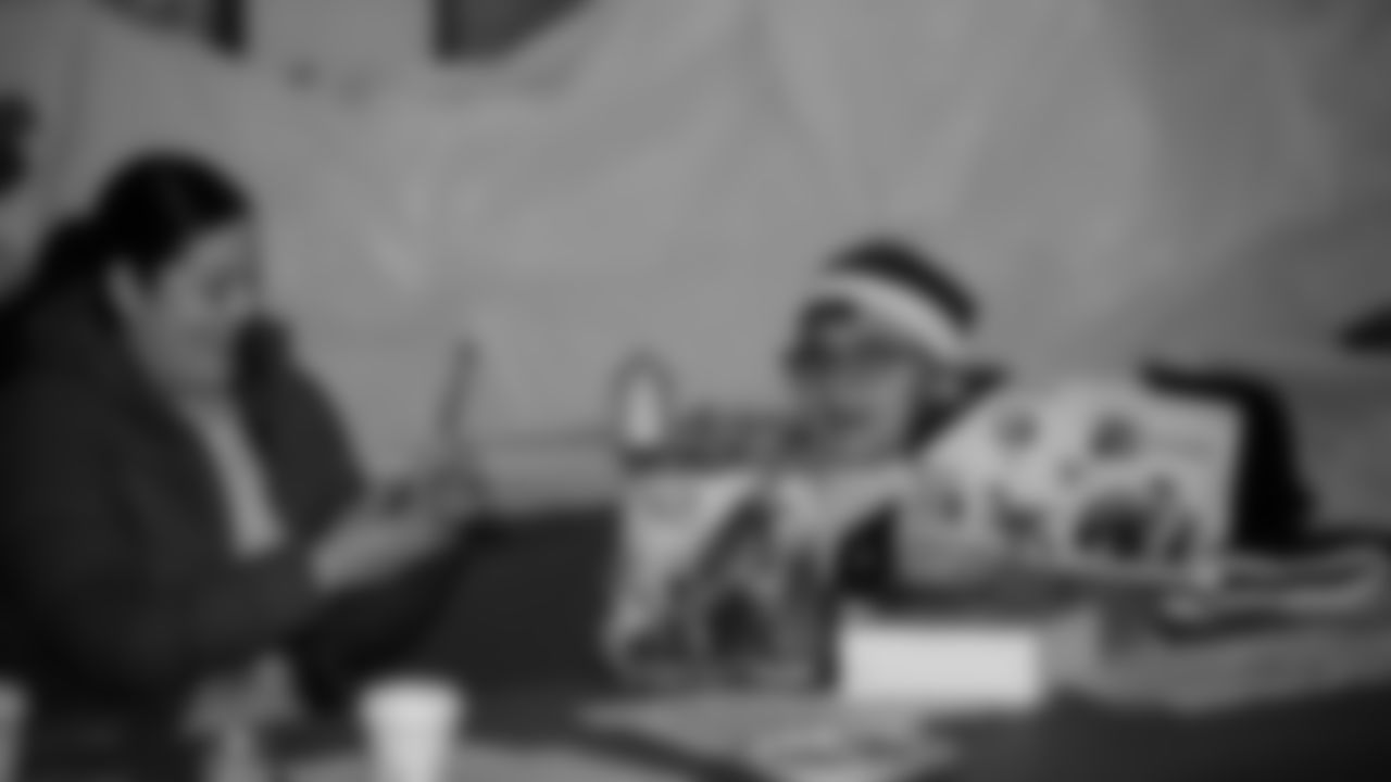 The Seahawks and Delta Air Lines hosted the annual Holiday in the Hangar event on December 2, 2025 to spread holiday cheer.