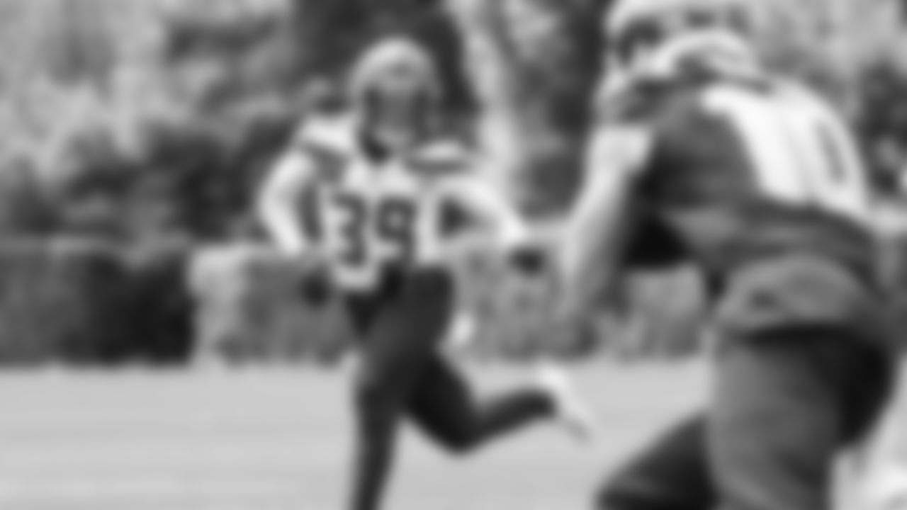 Seahawks safety Ty Okada (39) participated in a workout on day two of OTAs on Thursday, May 29, 2025 at the Virginia Mason Athletic Center.