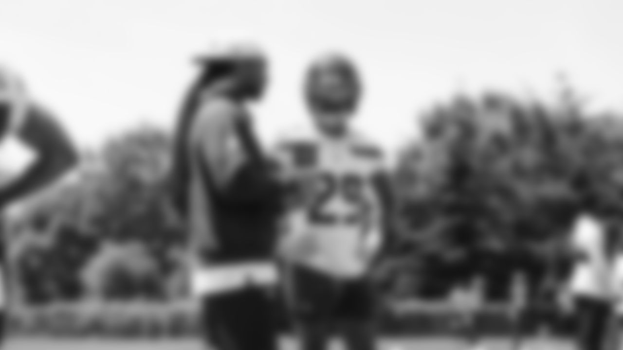 Seahawks cornerback Josh Jobe (29) participated in a workout on day two of minicamp on Wednesday, June 11, 2025 at the Virginia Mason Athletic Center.