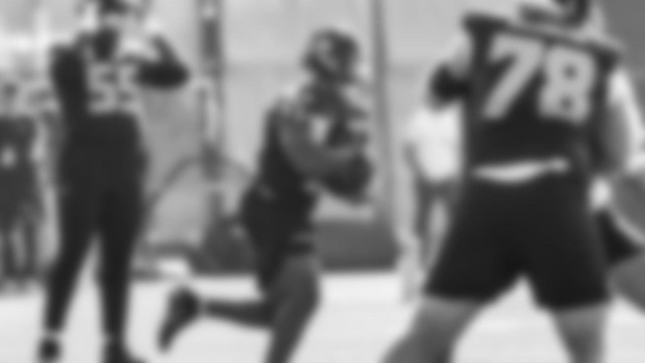 Seahawks running back Kenneth Walker III (9) practiced on February 5, 2026 in San Jose, California.