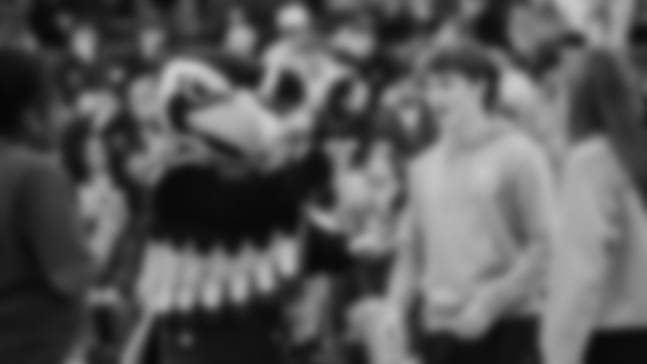 The Seahawks, Safeway, Delta Air Lines, Coca-Cola, and Head & Shoulders surprised Lakewood High School with a grant to help implement their first girls flag football team on November 25, 2025.